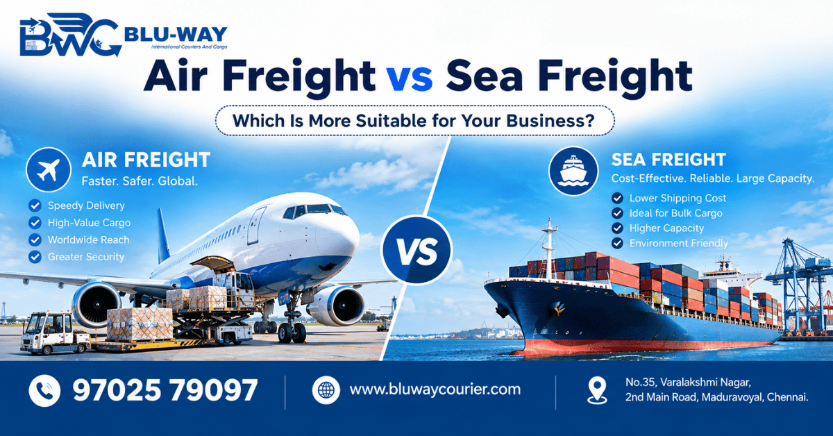 Air Freight vs Sea Freight Which Is More Suitable for Your Business