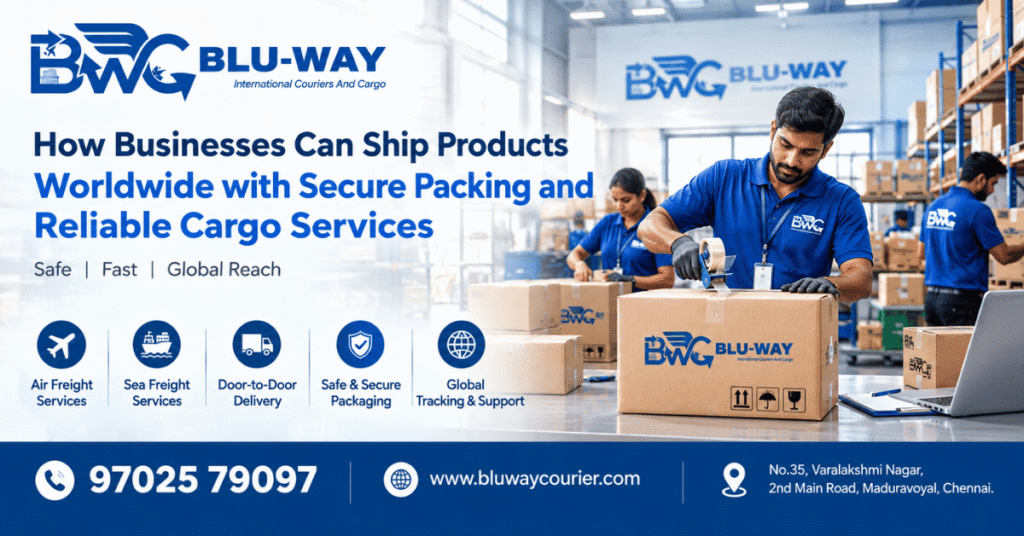 How Businesses Can Ship Products Worldwide with Secure Packing and Reliable Cargo Services